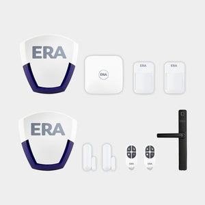 Alarm 8 Piece + Smart Lock Bundle